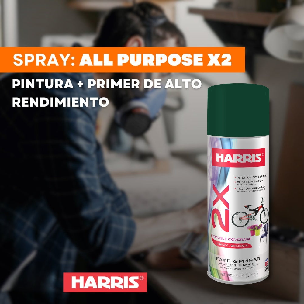 PINTURA DE SPRAY VERDE OSCURO 11 ONZAS 38118 HARRIS