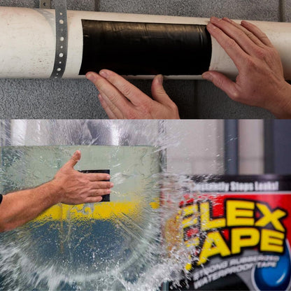 SELLADOR FLEX TAPE - BLACK 10.2CM X 1.5M (AZ288BLK0405)