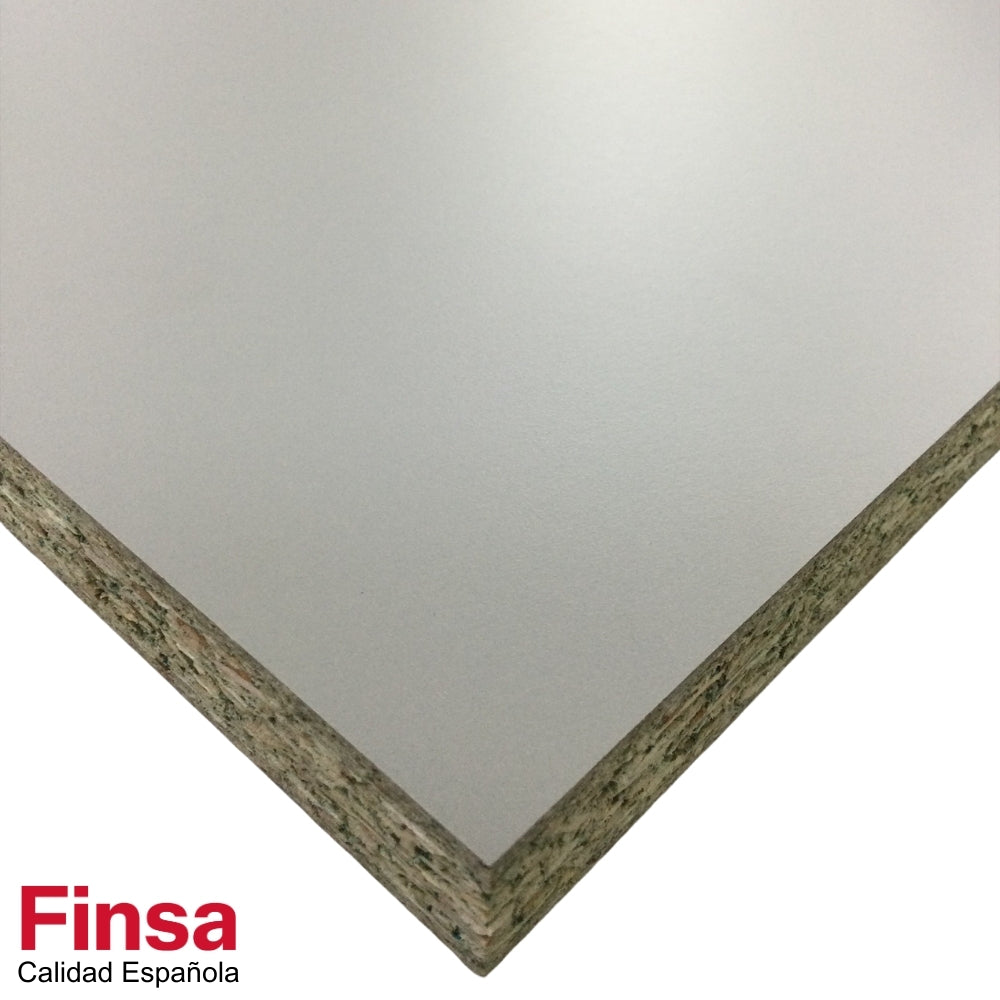 MELAMINA FIMAPLAST HIDROFUGO 34W GRIS CALCIO SOFT III DUO G3 2.44M X 2.10M 18MM