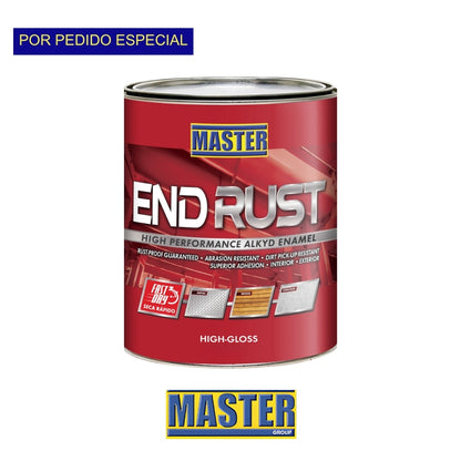 ESMALTE DE ACEITE ANTICORROSIVO BASE SECADO RAPIDO END RUST FAST DRY MTB  CUARTO VV2773P MASTER