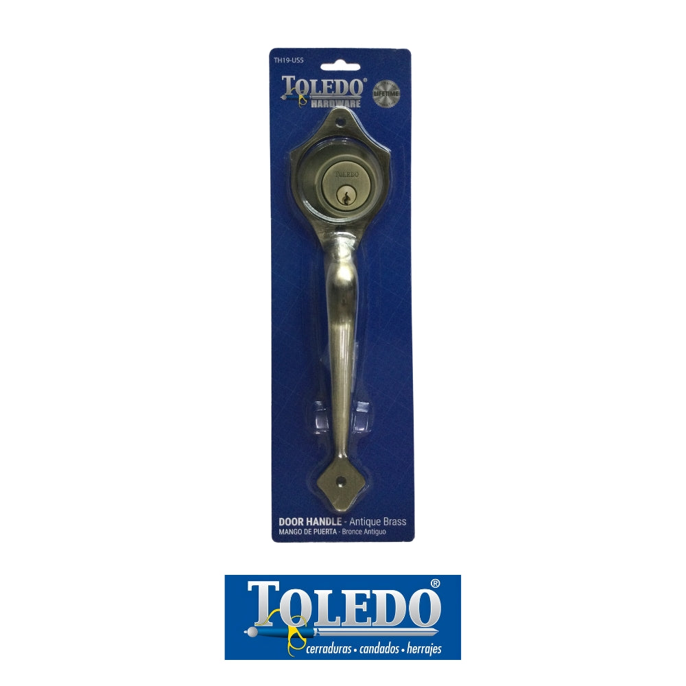 TIRADOR BRONCE ANTIGUO TOLEDO TH19-US5