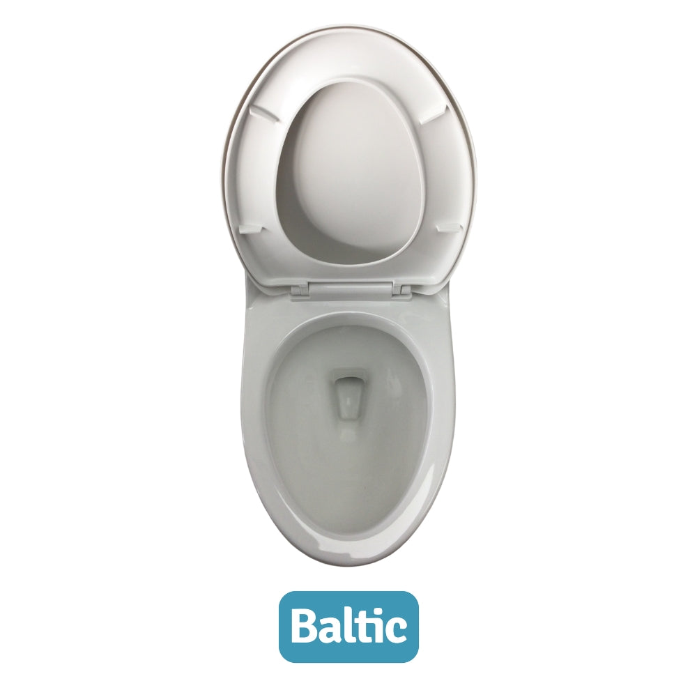 INODORO UNA PIEZA ELONGADO COLOR BLANCO BALTIC OCEANUS SR-1001