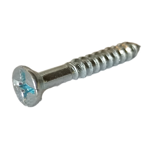 TORNILLO PARA MADERA CAB PLANA PHILLIPS ZINC #6 x 1 PULGADAS