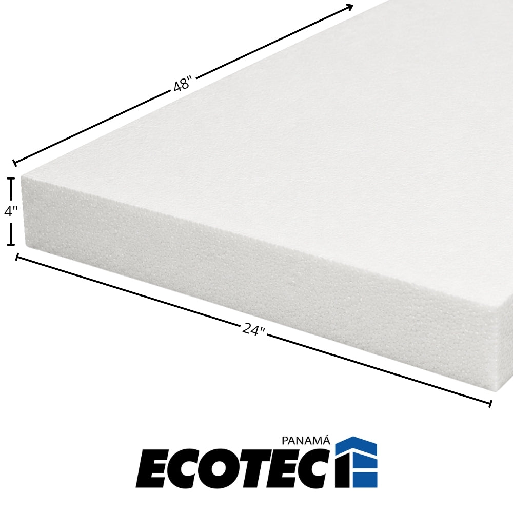 LAMINA DE FOAM TIPO F D15 4 PULGADA X 24 PULGADAS X 48 PULGADAS