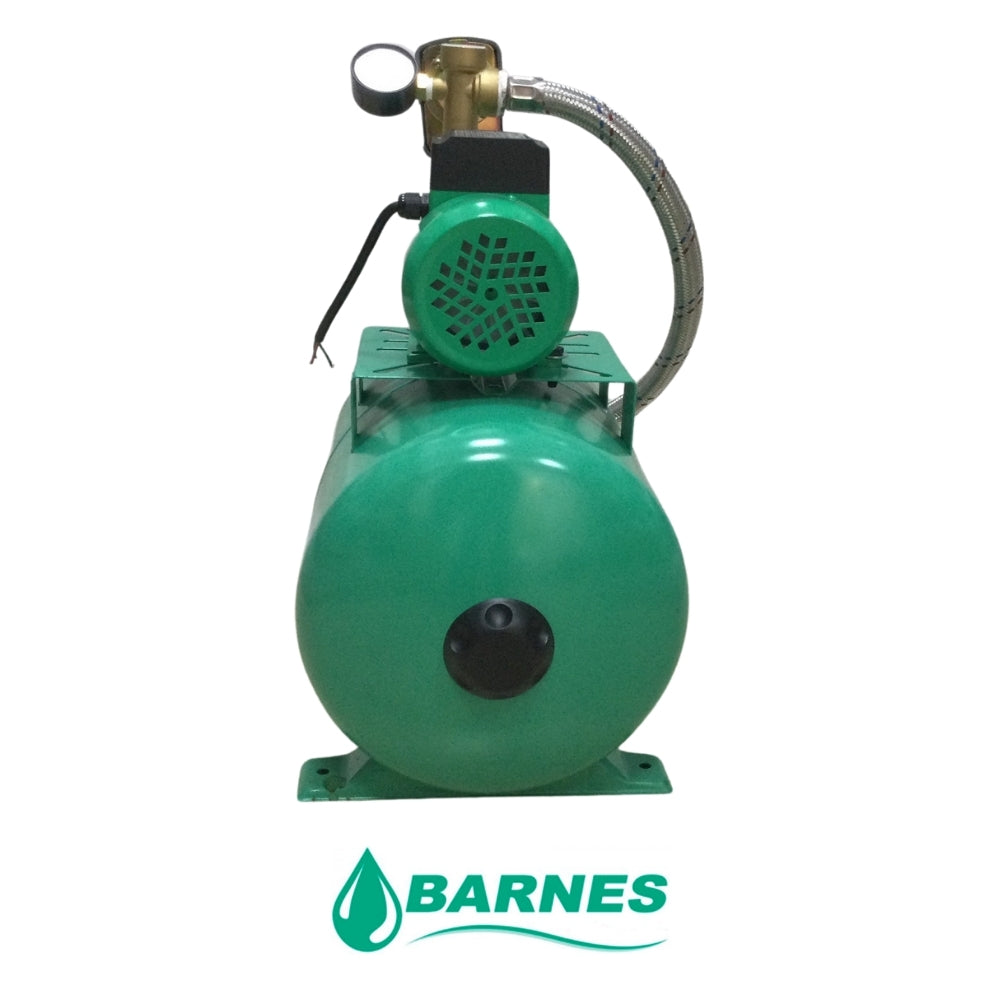 BOMBA DE AGUA PERIFERICA 110V/220V DE 0.5 HP CON TANQUE PRESION DE 24 L 1J2100