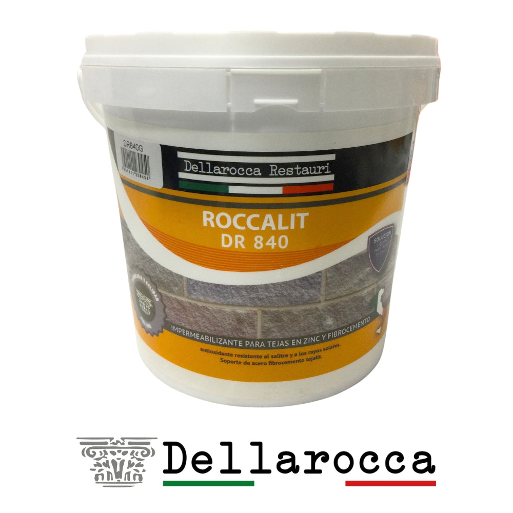 IMPERMEABILIZANTE ZINC-METAL-FIBROCEMENTO DELLAROCCA DR840 1 GALON