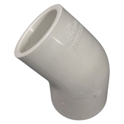 CODO 45° PVC 12 MM-1/2 PULGADAS SCH-40 C/C