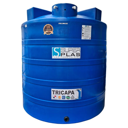 TANQUE DE RESERVA DE AGUA TRICAPA AZUL 2640 GALONES (10000 LITROS)