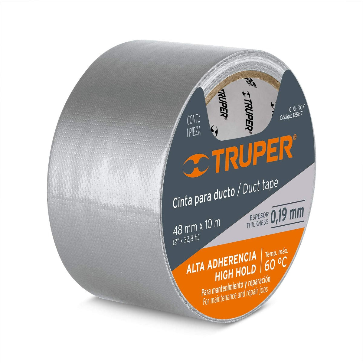 TAPE 0.8mm X 50 METROS X 0.23mm DUCT TAPE