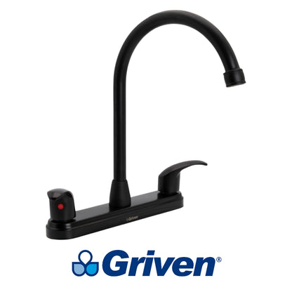 LLAVE DOBLE DE FREGADOR NEGRO GRIVEN GV-BF-1B