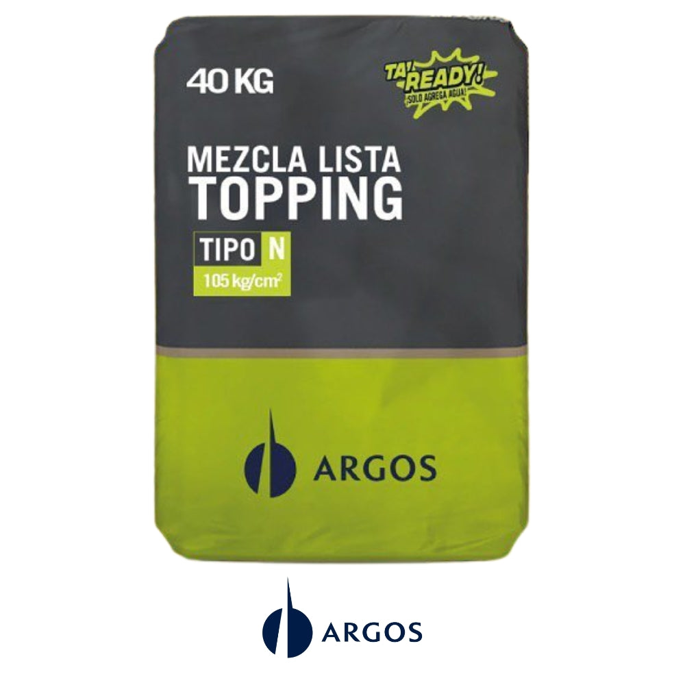 MEZCLA LISTA TOPPING 40KG ARGOS