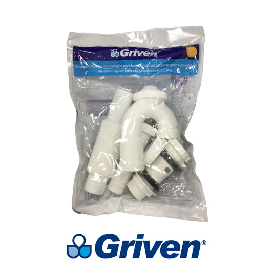 TRAMPA FLEXIBLE PARA LAVAMANOS 1-1/4 PULGADAS GRIVEN A367-HA118