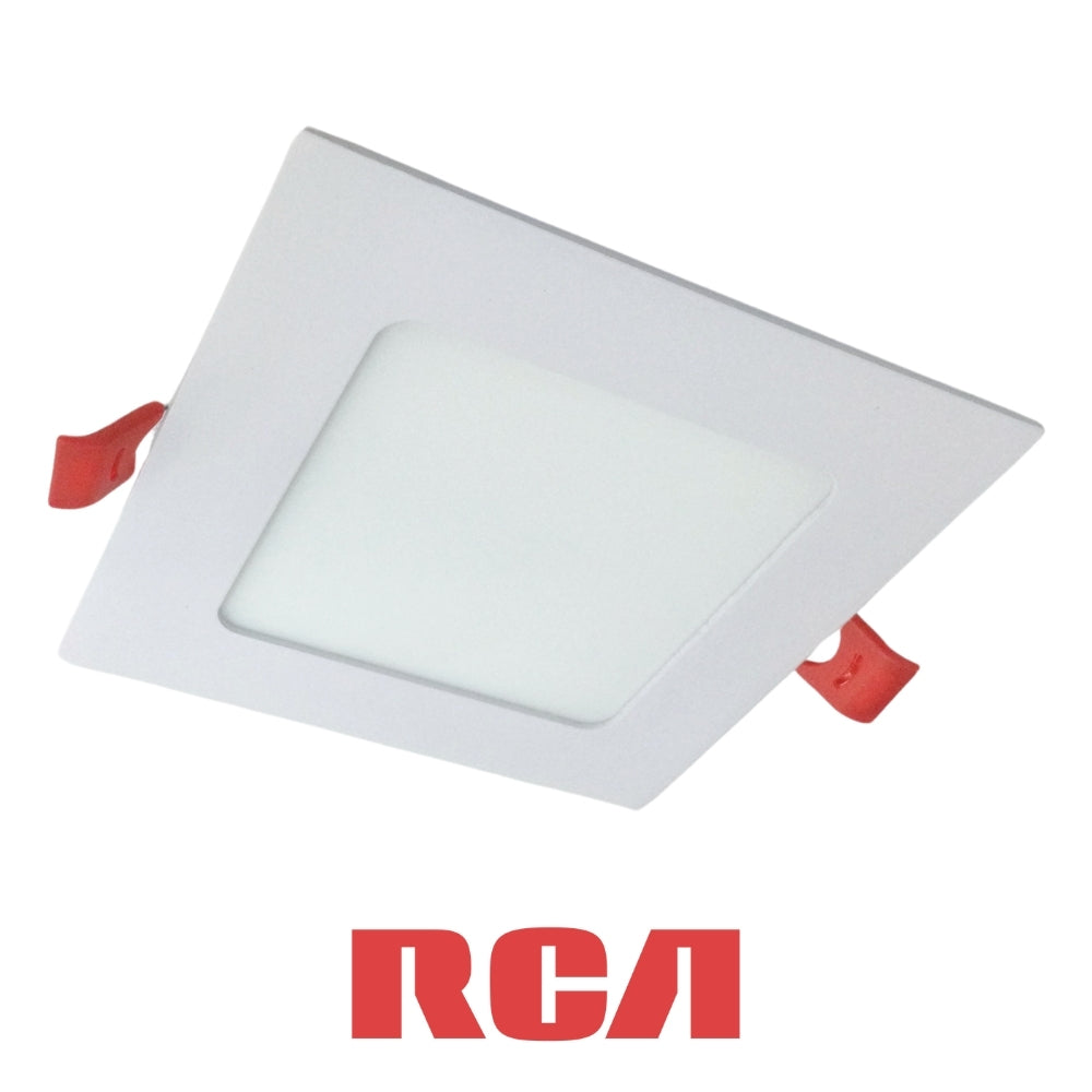 PANEL LED CUADRADO EMPOTRABLE 6W 480LM CCT 3000K/4000K/6500K 85-277V 138*119*29MM RCA (RLSLN6W)