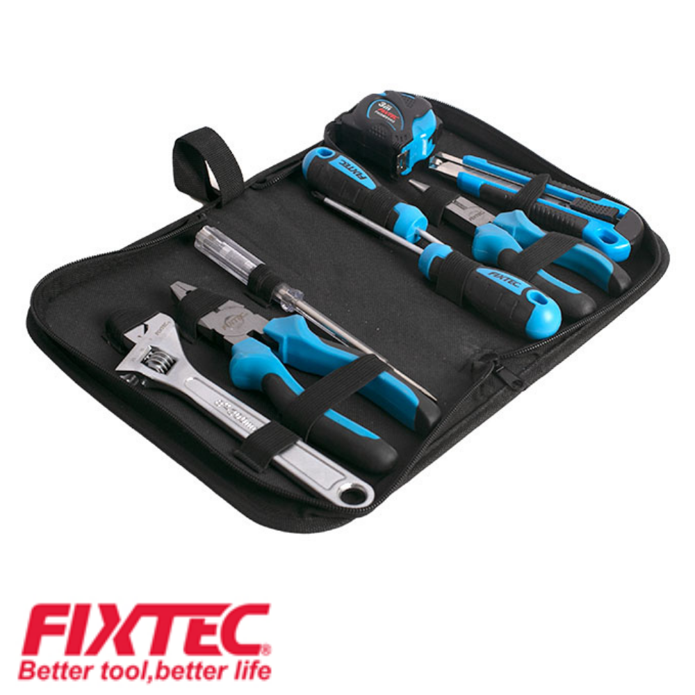 JUEGO DE HERRAMIENTAS MANUAL 8 PIEZAS FIXTEC FHHSB008