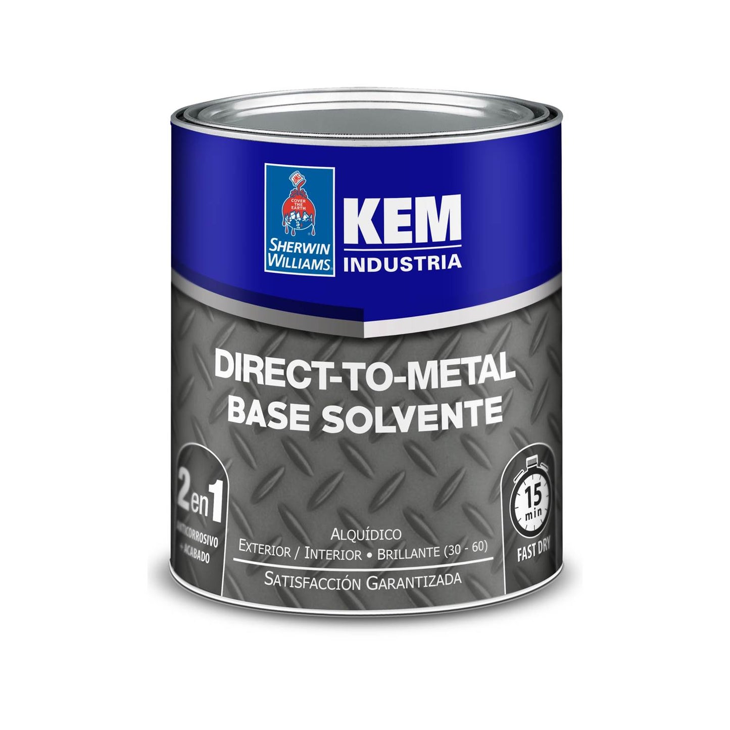 ANTICORROSIVO  Y ACABADO 2 EN 1  HAZE GRAY  KEM DIRECT-TO-METAL SOLVENTE GL E67ASA3-1 SHERWIN WILLIAMS