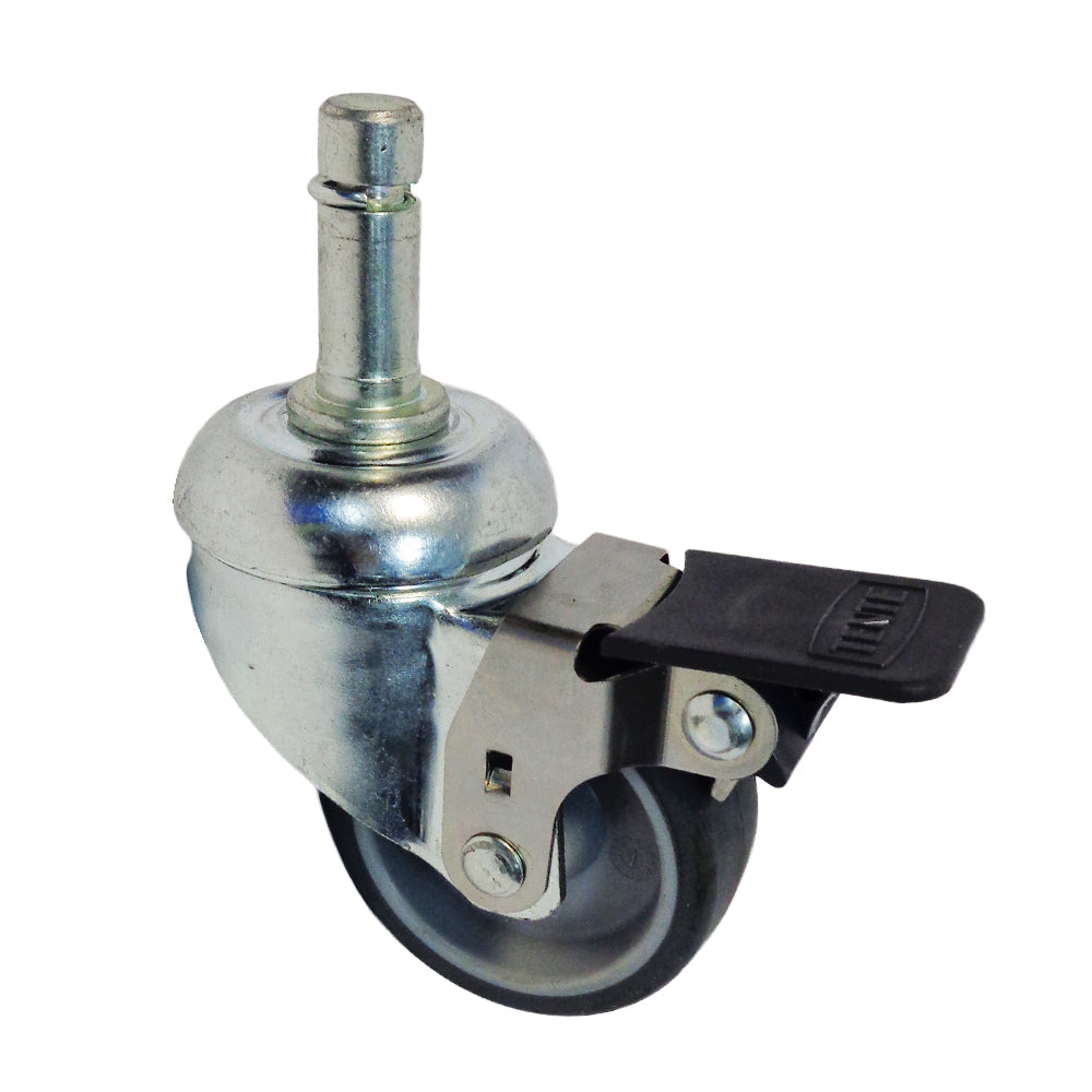 RODAJA DE CAUCHO GIRATORIA 2 PULGADAS X 3/3 PULGADAS CON FRENO 35 KILOGRAMOS TENTE-ROLLEN