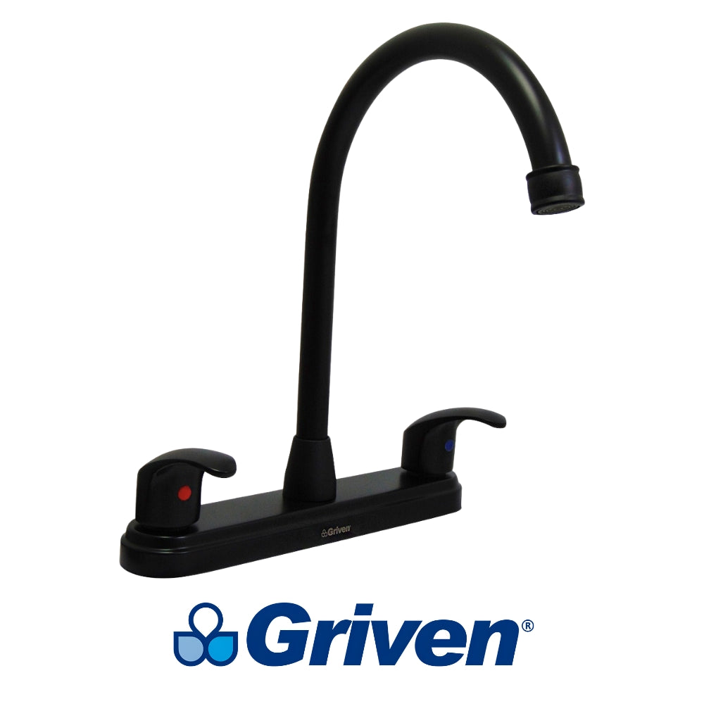 LLAVE DOBLE DE FREGADOR NEGRO GRIVEN GV-BF-1B
