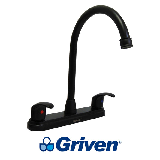 LLAVE DOBLE DE FREGADOR NEGRO GRIVEN GV-BF-1B