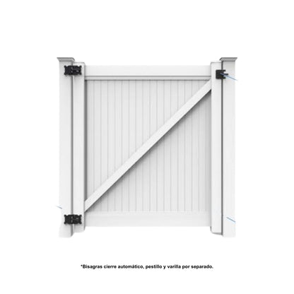CERCA DE UPVC PUERTA 4 PIES ST001