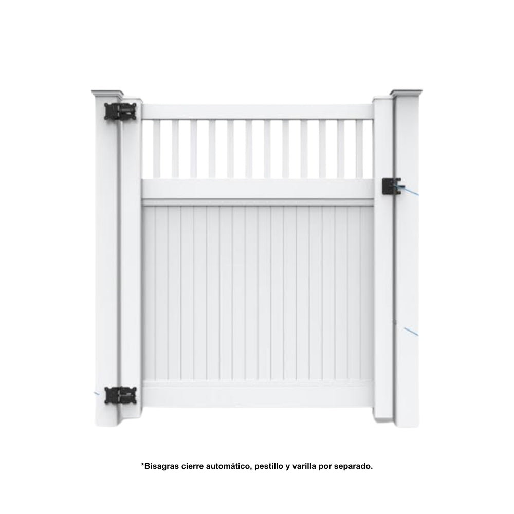 CERCA DE UPVC PUERTA 4 PIES ST004
