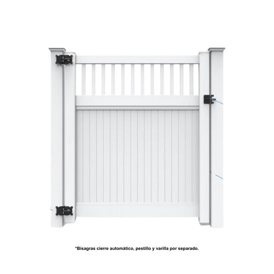 CERCA DE UPVC PUERTA 4 PIES ST004