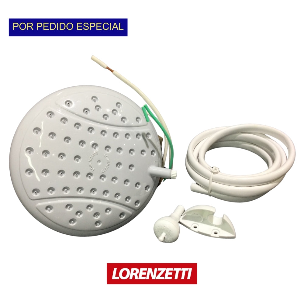 DUCHA ELECTRICA DE 4 TEMPERATURAS  BLANCA CON GRIS 127V / 550 WATTS LORENZETTI (7537518)