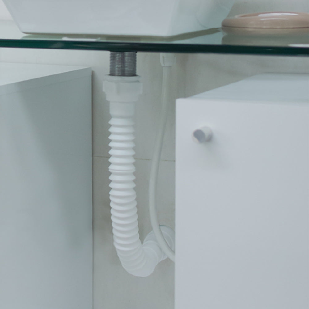 SIFON FLEXIBLE PARA LAVAMANOS O FREGADERO GRIVEN GV-HDA-151W