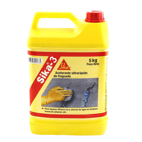 ACELERANTE DE FRAGUADO PARA MORTEROS SIKA-3  5 KG