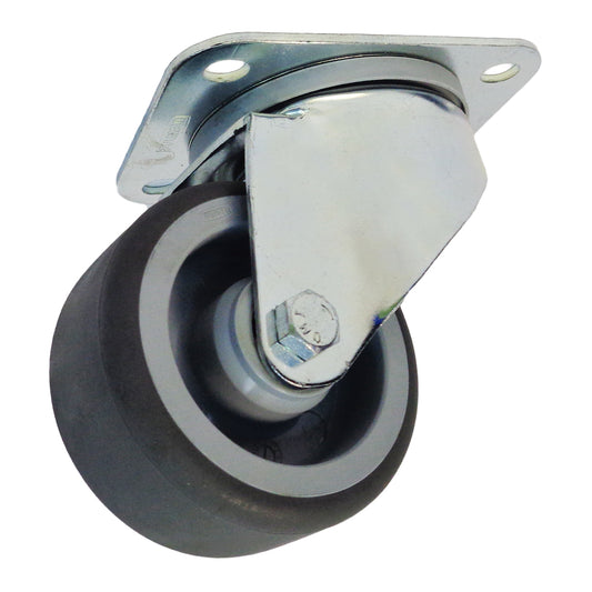 RODAJA DE POLIURETANO GIRATORIA 3 PULGADAS X 1 1/2 PULGADAS 150 KILOGRAMOS TENTE-ROLLEN
