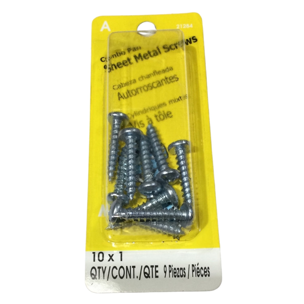 TORNILLO PARA LAMINA COMBO PAN HEAD ZINCADO #10 x 1 PULGADAS