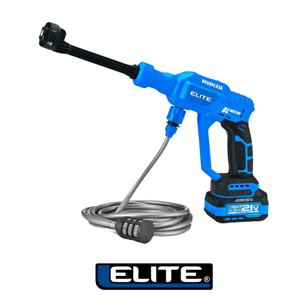 HIDROLAVADORA INALÁMBRICA 21V SIN ESCOBILLAS 370W 550PSI 5.3LPM