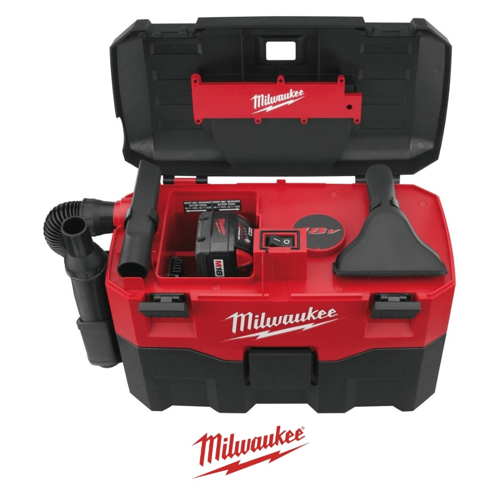 ASPIRADORA M18 2 GALONES MILWAUKEE 0880-20 (SIN BATERIA)