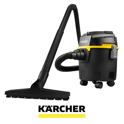 ASPIRADORA KARCHER WDL1 BLACK SOLIDOS Y LIQUIDOS 1000W