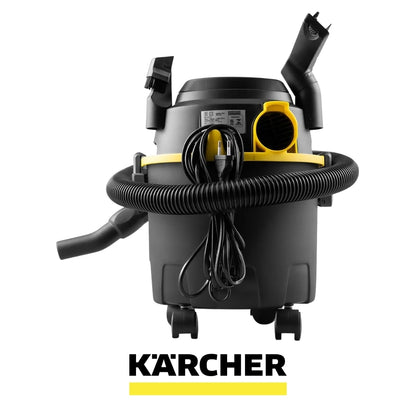 ASPIRADORA KARCHER WDL1 BLACK SOLIDOS Y LIQUIDOS 1000W