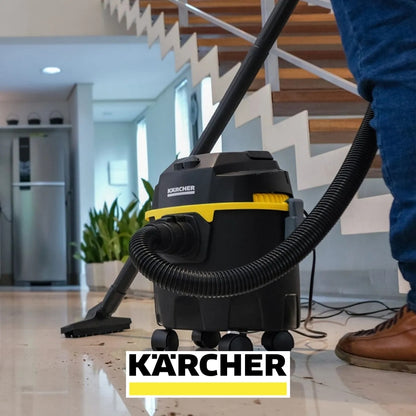 ASPIRADORA KARCHER WDL1 BLACK SOLIDOS Y LIQUIDOS 1000W