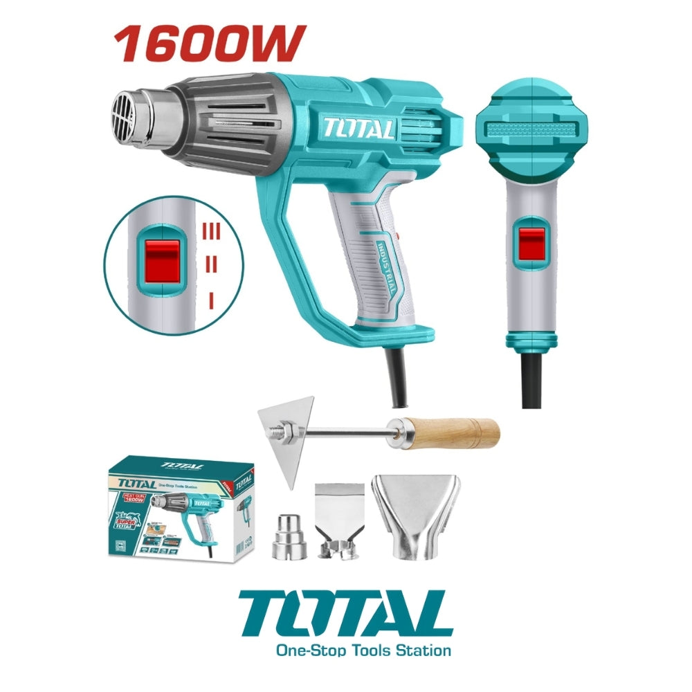 PISTOLA DE CALOR 1600W TOTAL UTB16078