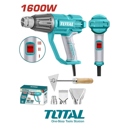 PISTOLA DE CALOR 1600W TOTAL UTB16078