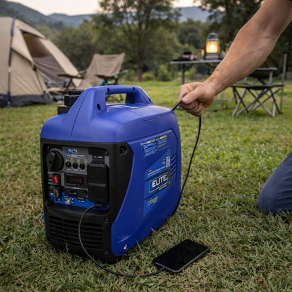 GENERADOR INVERTER A GASOLINA 1.5KW 110V, 60Hz 1PH ARRANQUE MANUAL
