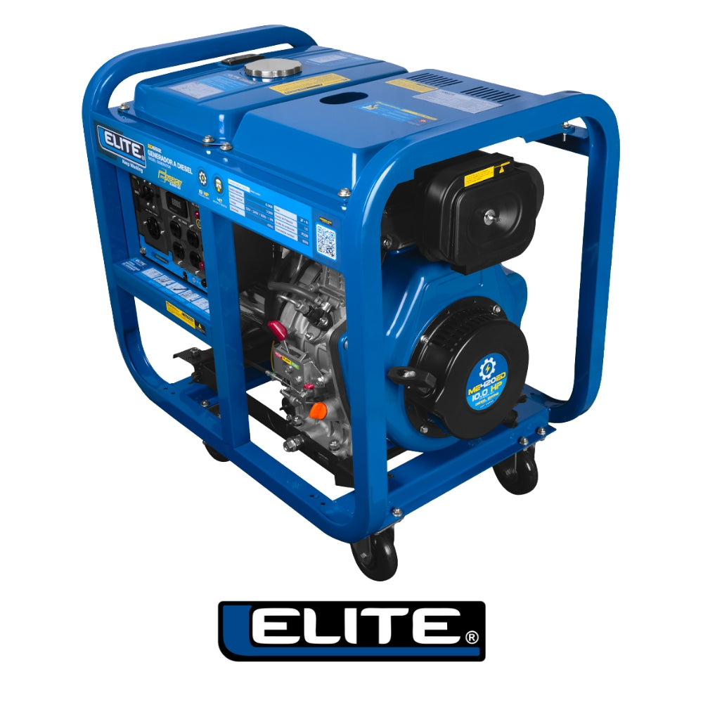 GENERADOR DIESEL, 6000W, 120/240V, ENC MANUAL Y ELECTRICO