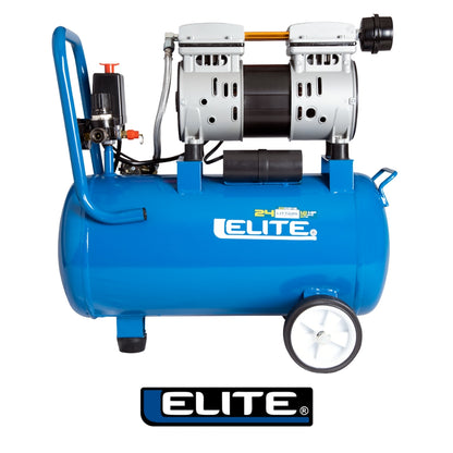 COMPRESOR DE AIRE SILENCIOSO LIBRE DE ACEITE 24L- 6.6 CFM - 1.5HP - 120PSI