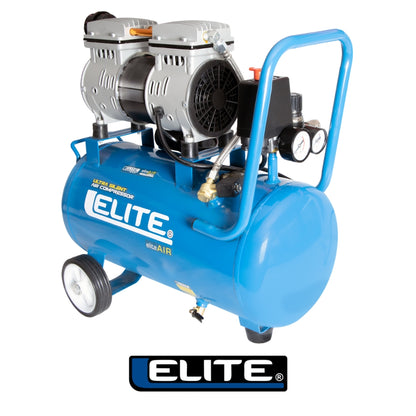 COMPRESOR DE AIRE SILENCIOSO LIBRE DE ACEITE 24L- 6.6 CFM - 1.5HP - 120PSI