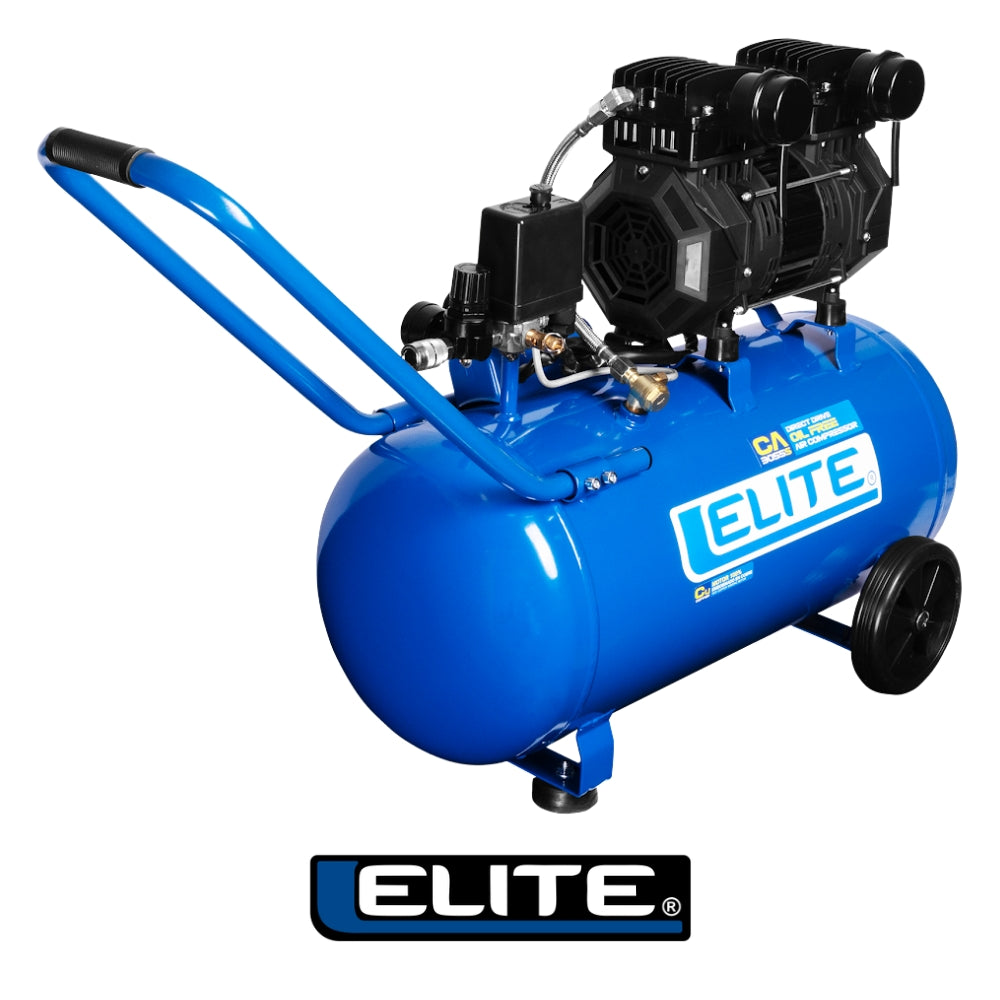 COMPRESOR LIBRE DE ACEITE 50 LTS 3.0 HP, 125 PSI , 7.0 CFM 110V-60HZ ELITE