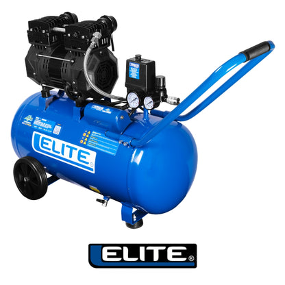 COMPRESOR LIBRE DE ACEITE 50 LTS 3.0 HP, 125 PSI , 7.0 CFM 110V-60HZ ELITE