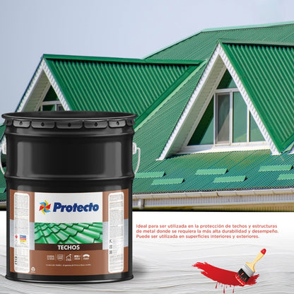 PINTURA PARA TECHO PROTECHOS VERDE 629 1 GL (3.785L)