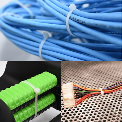 ZUNCHO PLASTICO  BLANCO DE 18 PULGADAS X 4.8mm BEST VALUE