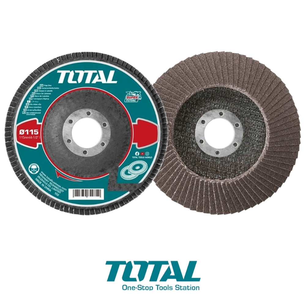 DISCO FLAP GRANO P80 4-1/2 X 7/8 IN (115 MM  X 22.2 MM) TOTAL TAC6311580