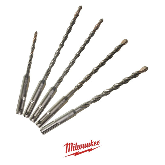 KIT 5 BROCAS ROTOMARTILLO SDS PLUS M/2 MILWAUKEE 48-20-7490