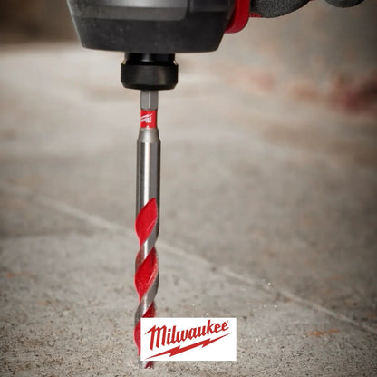 SET 3 BROCAS MARTILLO SHOCKWAVE CARBURO MILWAUKEE 48-20-9050