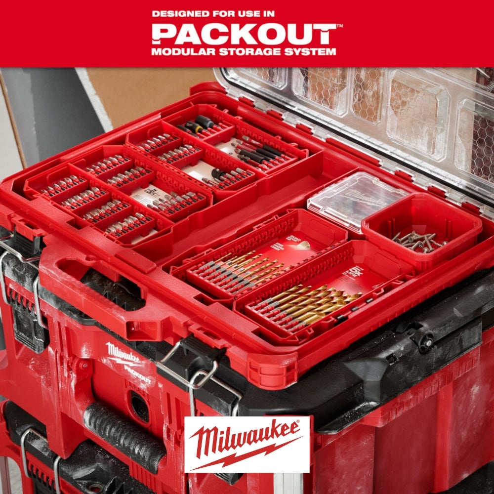 SET 15 BROCAS RED HELIX TITANIO MILWAUKEE 48-89-4670
