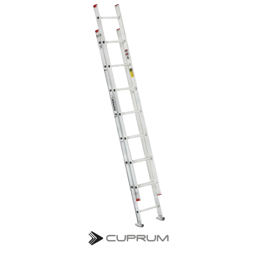 ESCALERA EXTENSION USO PROFESIONAL TIPO-III  ALUMINIO 16 PIES 90 KG 554-16N CUPRUM